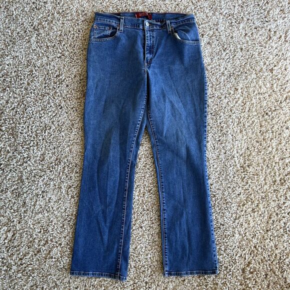 Levi's Denim - Vintage Y2K Levi's 550 Relaxed Boot Wide Leg Jeans Womens Size 12 Stretch 32x30